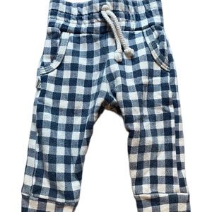 Childhoods Clothing gingham print joggers 6-12 mo